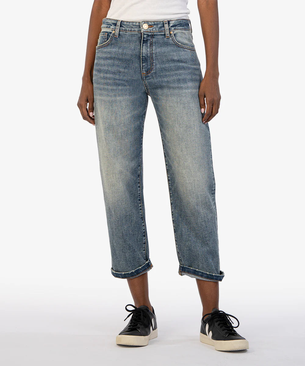 Sienna Baggy Boyfriend Crop Jean (Shaped Wash)