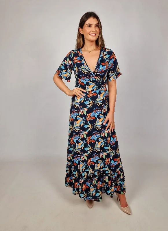 Md'M Long Wrap Dress