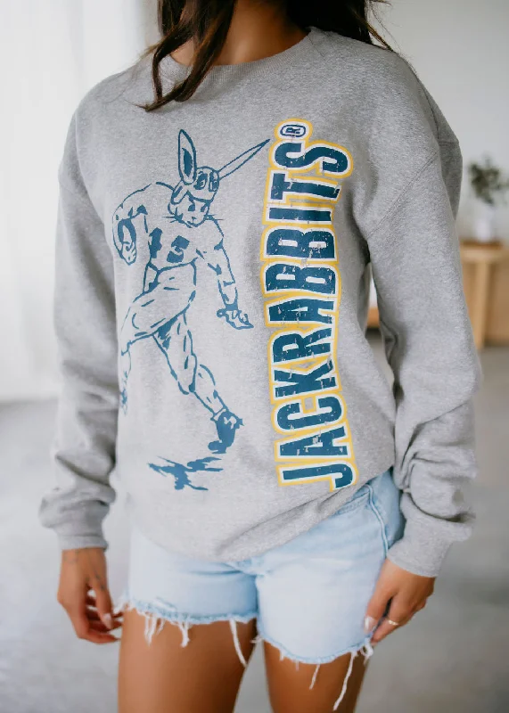 Jackrabbits Retro Mascot Crewneck