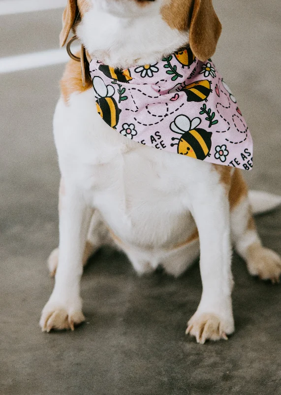 Cute as Can Bee Dog Bandana