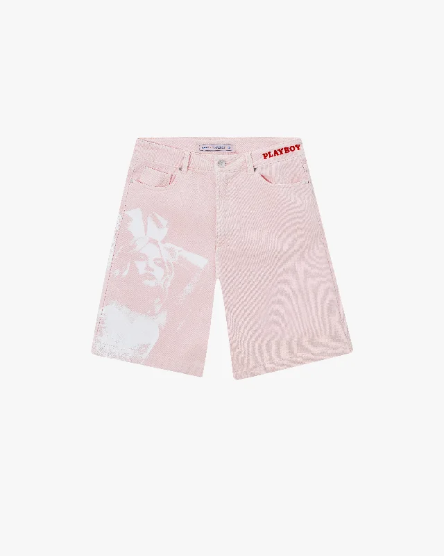 BUNNY DENIM SHORT PINK