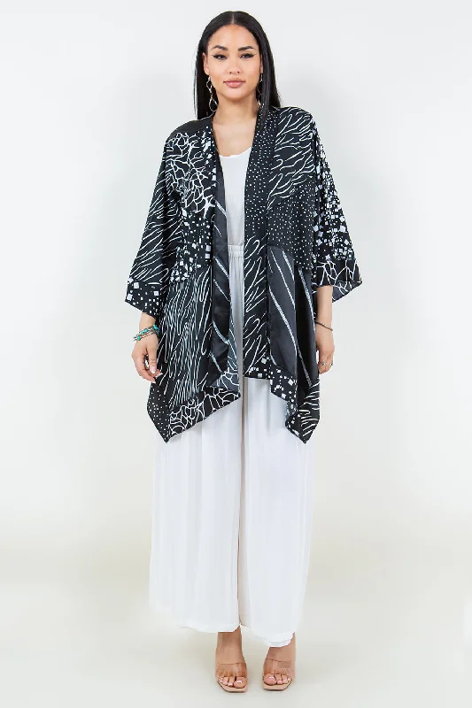 Butterfly Jacket - 5929 Black and White