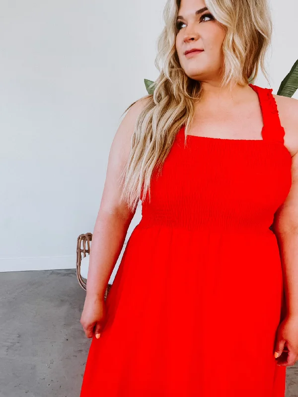 Curvy Americus Midi Dress