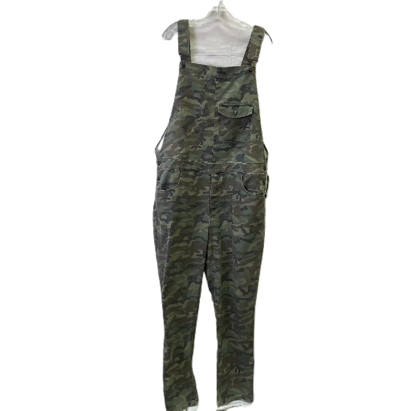 Camouflage Print Overalls By Asos, Size: 18