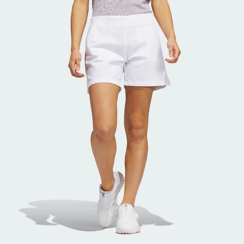 Women's adidas Pintuck 5-Inch Pull-On Golf Shorts