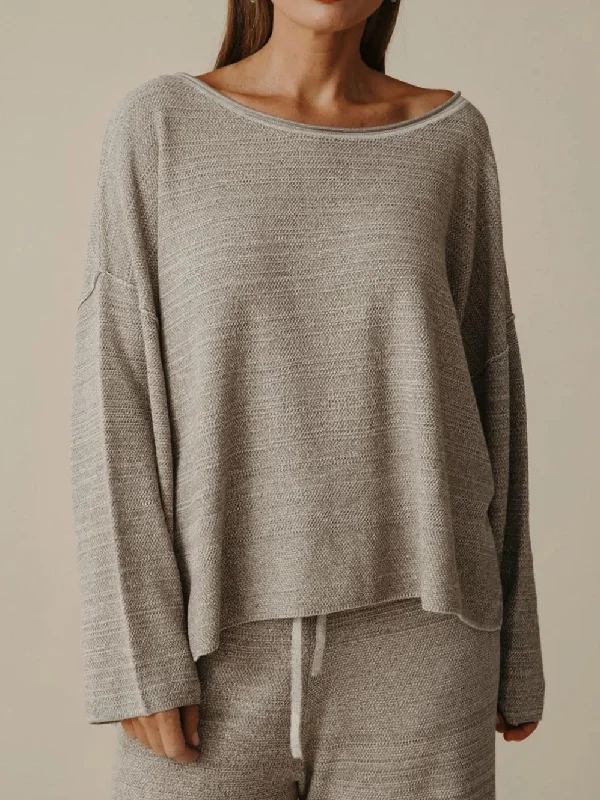 TALAMAYA RETREAT COTTON TWIST PULLOVER