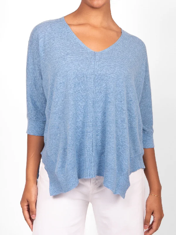 BRIDGE & LORD 3/4 SLEEVE BATWING TOP