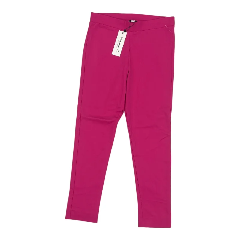 Pants Leggings By Veronica M In Pink, Size:M