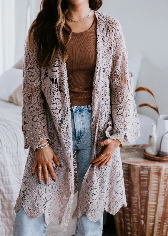 Cynda Crochet Cardigan