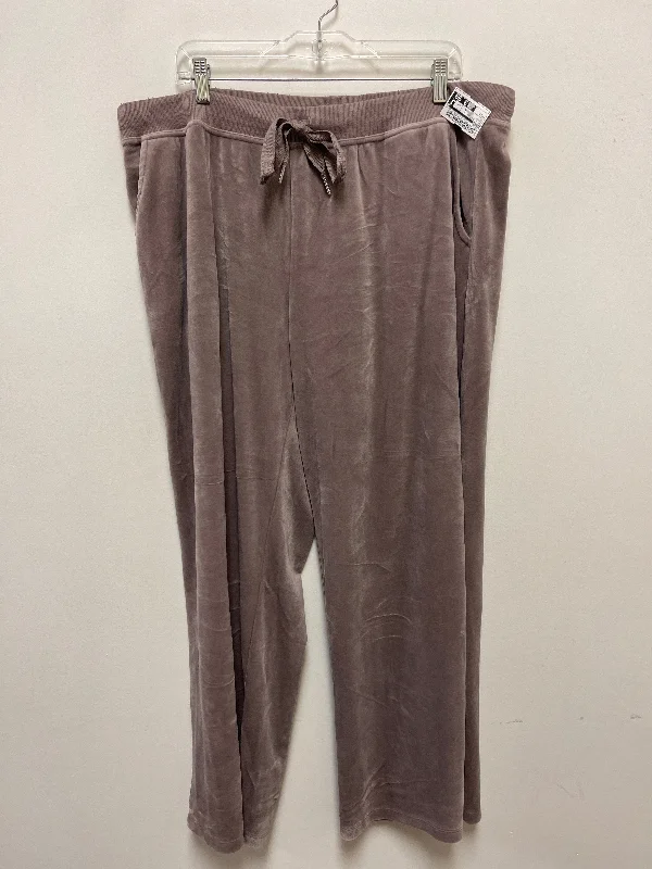 Pants Leggings By Alfani In Purple, Size: 2x