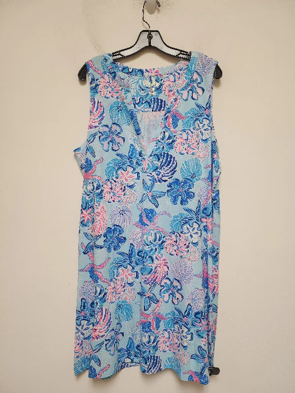 Dress Designer By Lilly Pulitzer In Nautical Print, Size: Xl