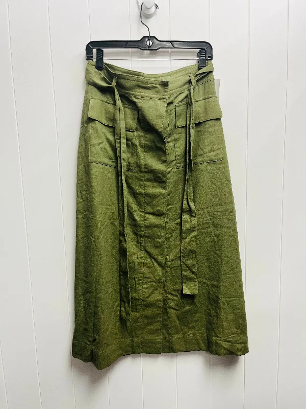 Skirt Maxi By Ann Taylor In Green, Size: 4