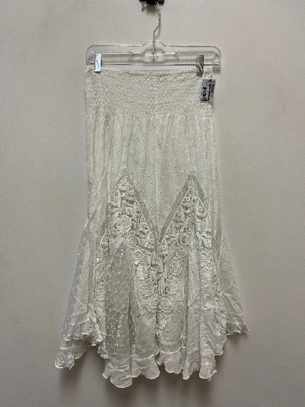 Skirt Maxi By Cmc In White, Size: M