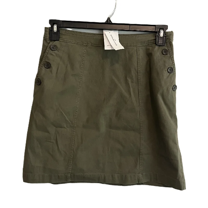 Skirt Mini & Short By Banana Republic In Green, Size: 4