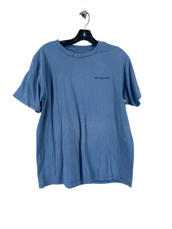 Top Short Sleeve Basic By Columbia In Blue, Size: L