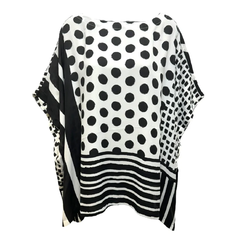 Top Short Sleeve By Chicos In Polkadot Pattern, Size: S