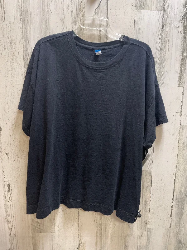 Top Short Sleeve By Old Navy In Black, Size: 3x