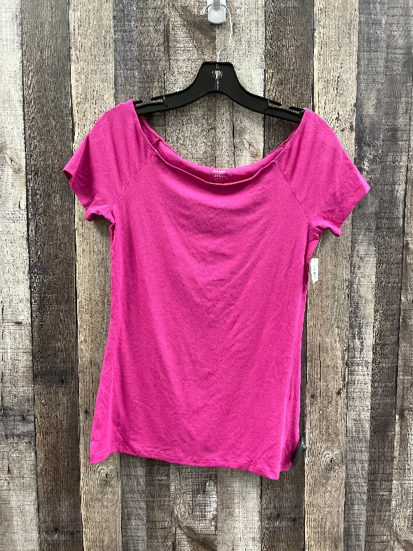 Top Short Sleeve By Old Navy In Pink, Size: M