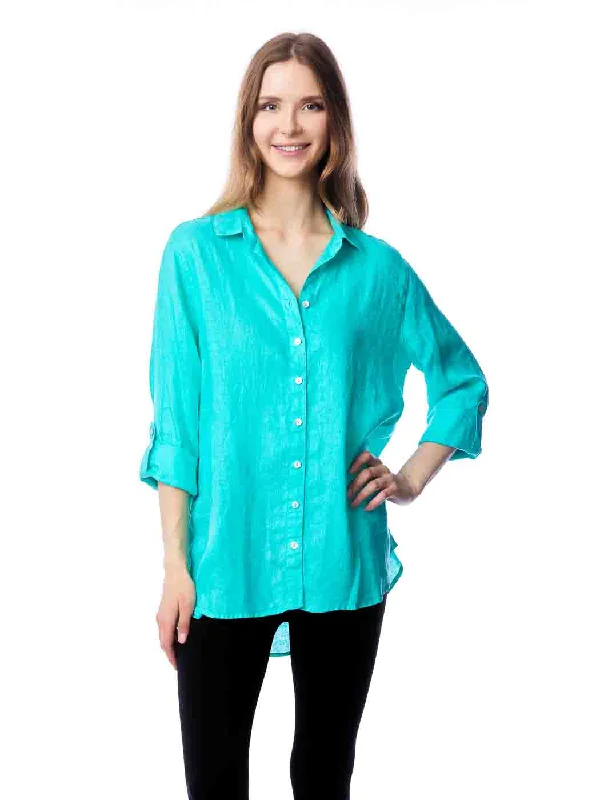 Tianello "Dena" Hanky Linen "Loving" Blouse