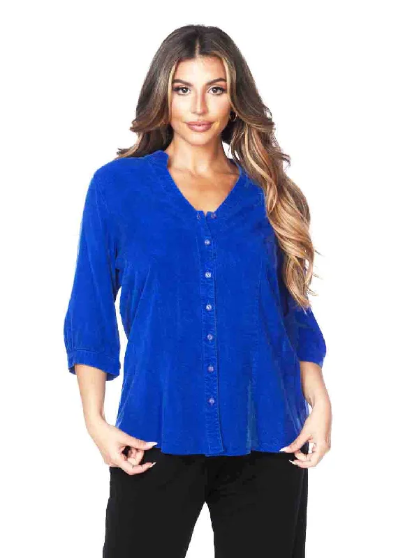 Tianello TENCEL™ Garment Dyed "Hali" Blouse