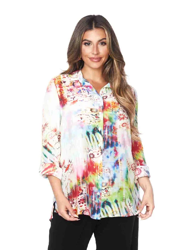 Tianello Wisteria Washable Silk "Loving" Blouse