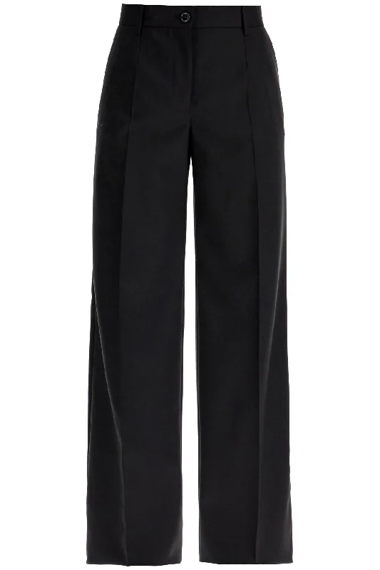 Dolce & Gabbana Women's Woolen Flare Pants In