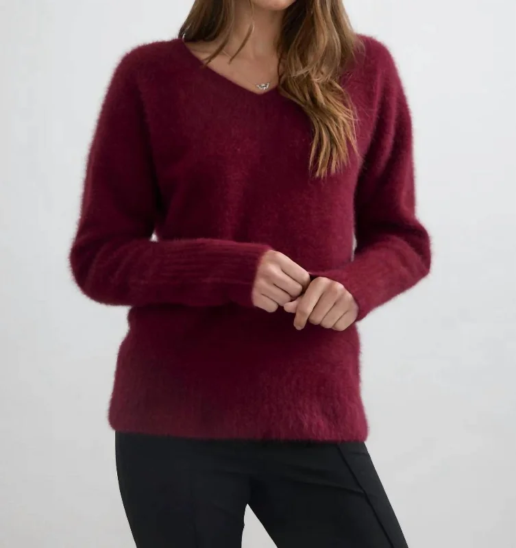 Boyfriend Sweater In Chianti