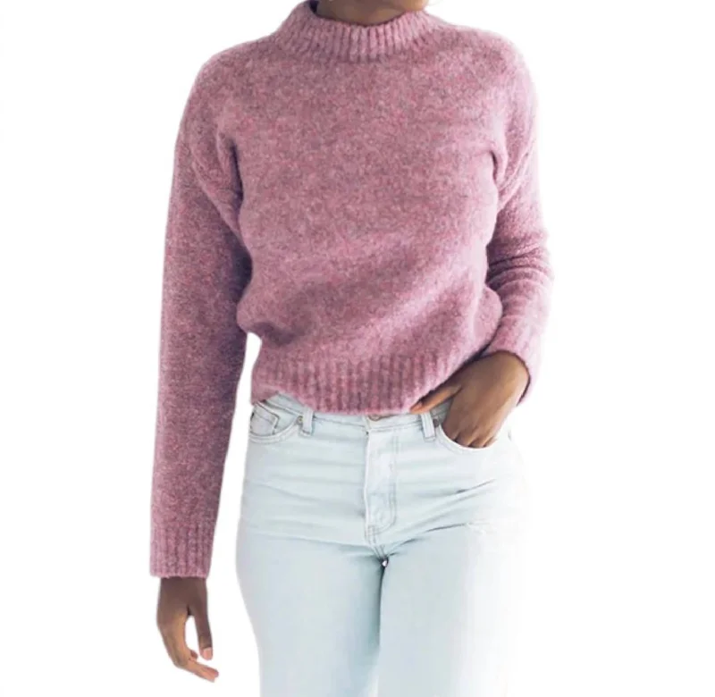 Ruby Sweater In Pink