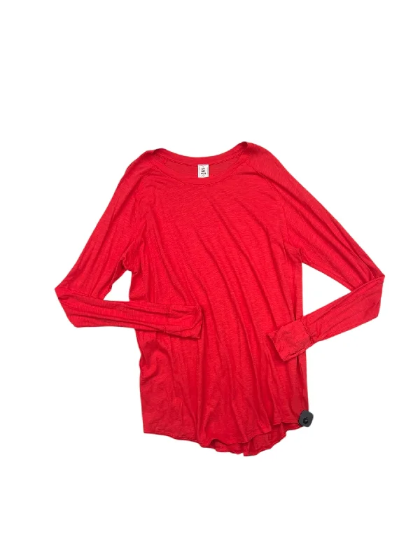 Tunic Long Sleeve By We The Free In Red, Size: Xl