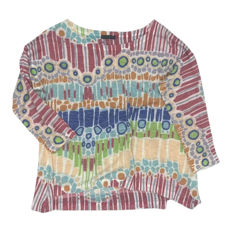 Top 3/4 Sleeve By Nally And Millie In Multi, Size:S