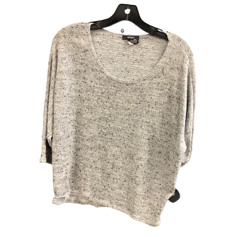 Top 3/4 Sleeve By Alfani In Grey, Size: L