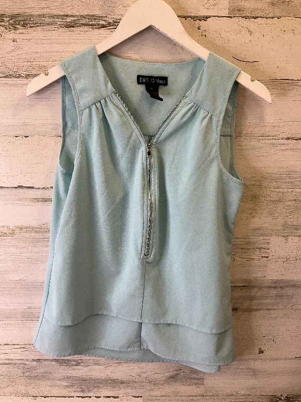 Aqua Top Sleeveless Clothes Mentor, Size M