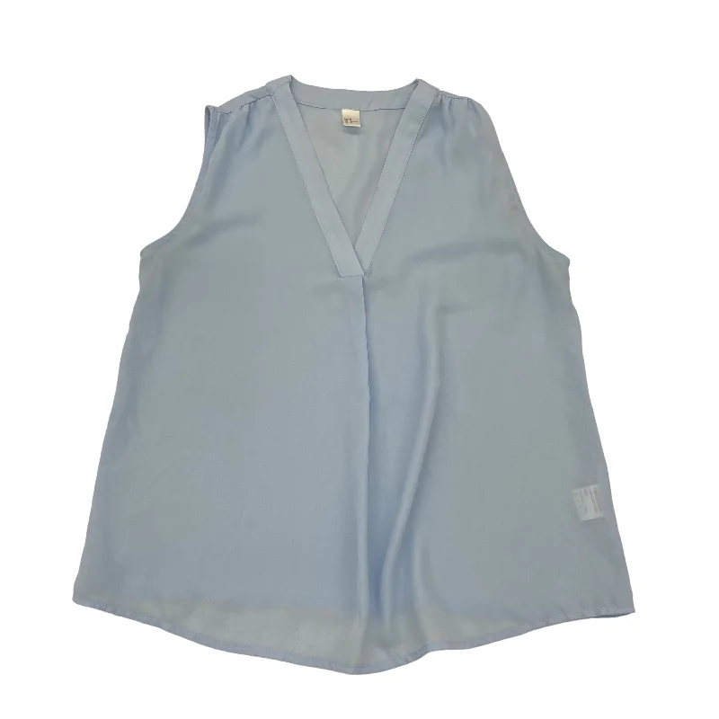 BLUE BLOUSE SLEEVELESS by CLOTHES MENTOR Size:S