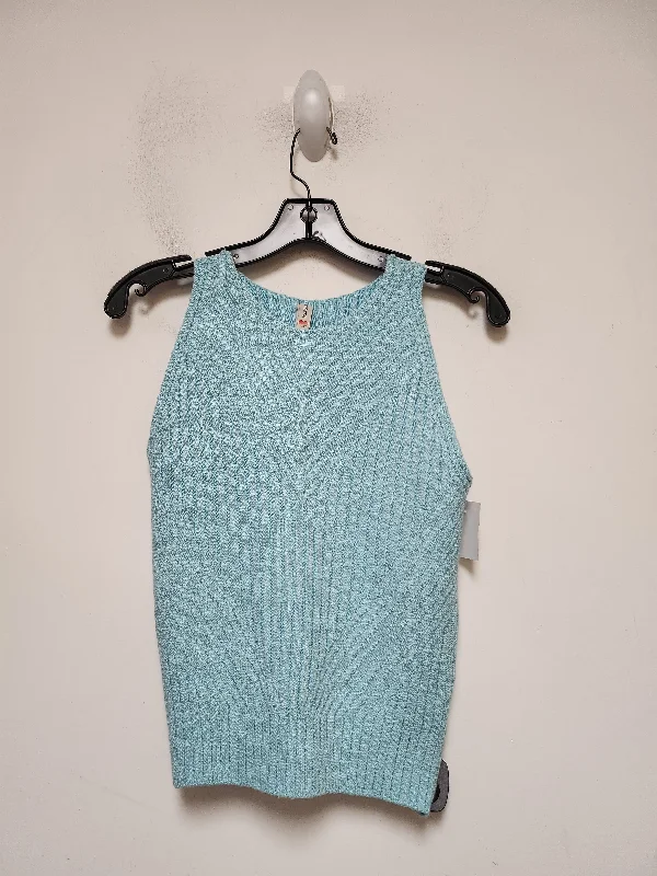 Blue Top Sleeveless Clothes Mentor, Size M