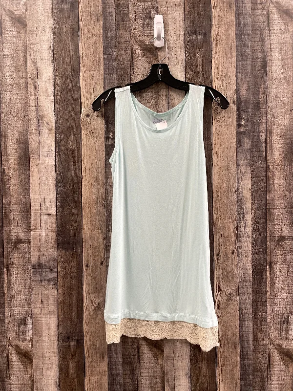 Green Tunic Sleeveless Clothes Mentor, Size S