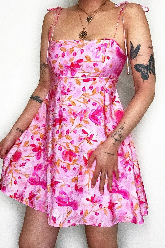 Mimi Floral Mini Dress - Pink