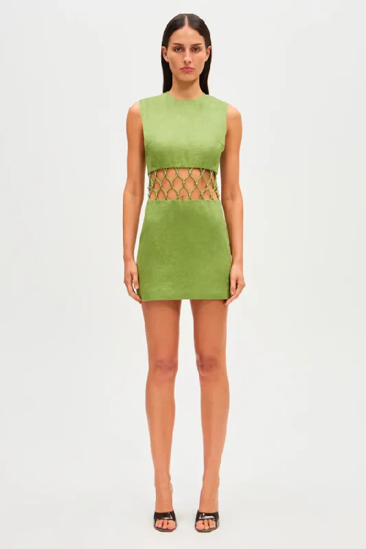 Ellie Mini Dress Avocado