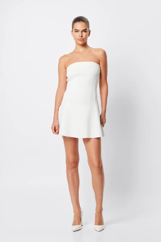 Monaco Mini Dress White